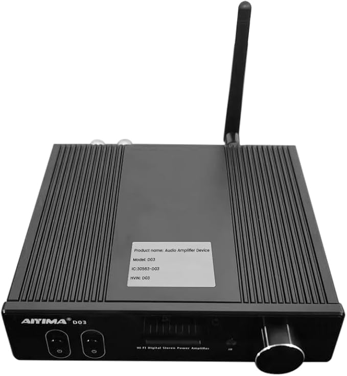 AIYIMA D03 Bluetooth 5.0 DAC Amplifier 150 Watt x 2 Stereo HiFi 2.1 CH Digital - Image 9