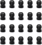 Cable Gland 20 Pack Plastic Waterproof Adjustable Connector 5-10mm PG11 Strain by CGELE