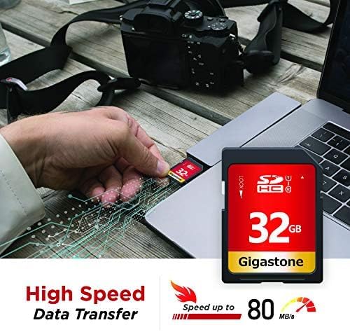 GIGASTONE 32GB SD Card 100-Pack UHS-I U1 Class 10 SDHC Memory Card High-Speed - Image 3