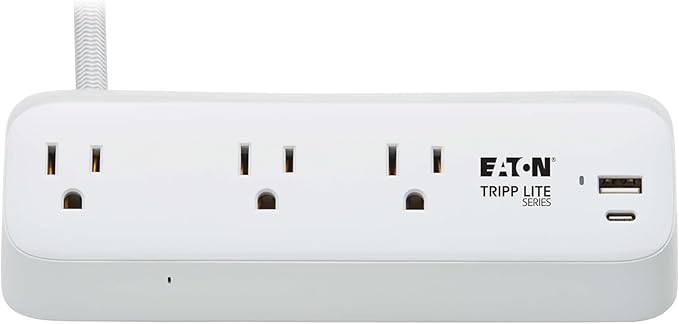 Eaton Tripp Lite Series Desk Clamp Power Strip Surge Protector, USB-A & USB-C - Image 6