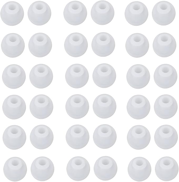 36 Pieces Large Earbud Tips Soft and Comfortable Ear Bud Replacement Pieces by CYADCI