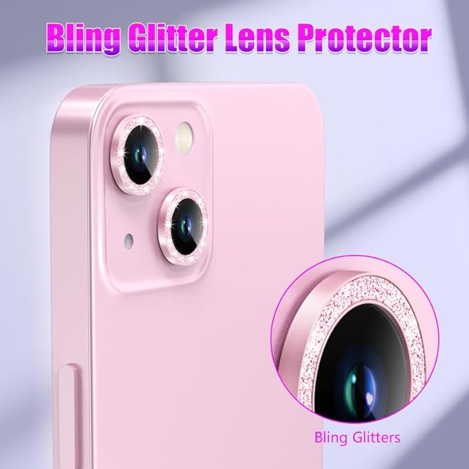 AGVEE 3+3 6 Pack for iPhone 13 6.1 inch / 13 Mini 5.4 inch Camera Lens Cover - Image 5