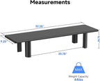 suptek Dual Monitor Stand Riser, 32.28Inch Large Monitor Stands - Image 2