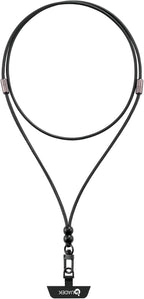 cell phone lanyard Detachable Phone Chain Strap Leather 2-in-1 Wristlet Phone by HUADEK