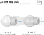 AhaStyle 3 Pairs Ear Tips Silicone Earbuds Cover Compatible - Image 2