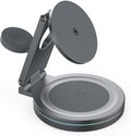 Foldable 360º Rotatable Zinc Alloy 3-in-1 Magnetic Wireless Charger, 3 in 1 by SDPRYXGSWIRELESSCHARGER