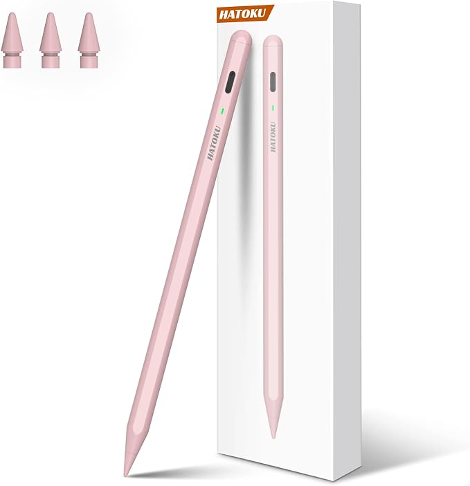 Stylus Pen for iPad 2018-2025: 15 Mins Fast Charging Pencil 1 Generation by HATOKU