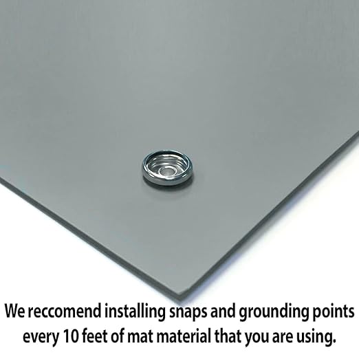 RubberStat Dual Layer ESD Compliant Workstation Rubber Table Mat Kit, Cell - Image 2