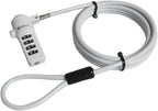 Sendt White Notebook/Laptop Combination Lock Security Cable by Sendt