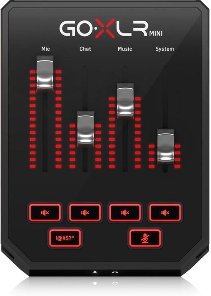 TC Helicon GoXLR MINI Online Broadcast Mixer - Image 6