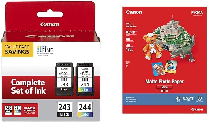 Canon Ink and Photo Paper Bundle by Canon