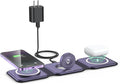 Wireless Charger 3 in 1, RTOPS Magnetic Travel Wireless Charging Station by RTOPS
