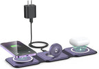 Wireless Charger 3 in 1, RTOPS Magnetic Travel Wireless Charging Station by RTOPS