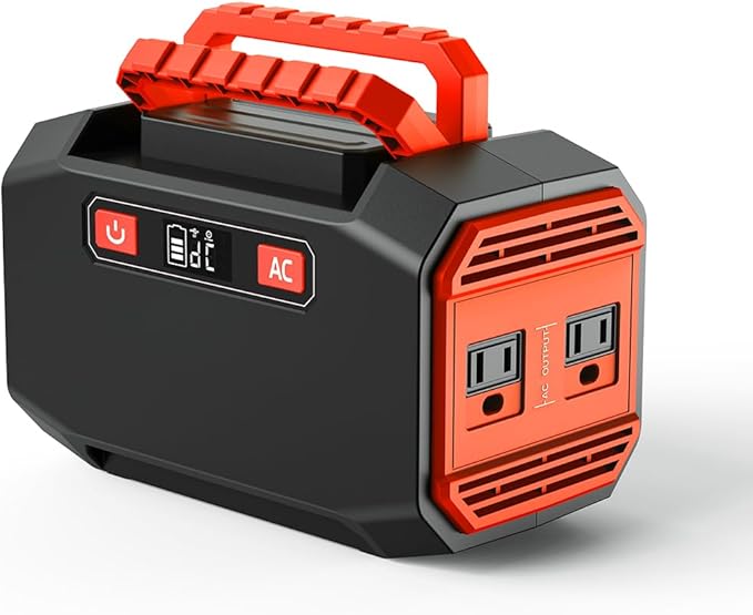 200w Power Station, Portable Solar Generator 36000mAh/133Wh by TIWKICH