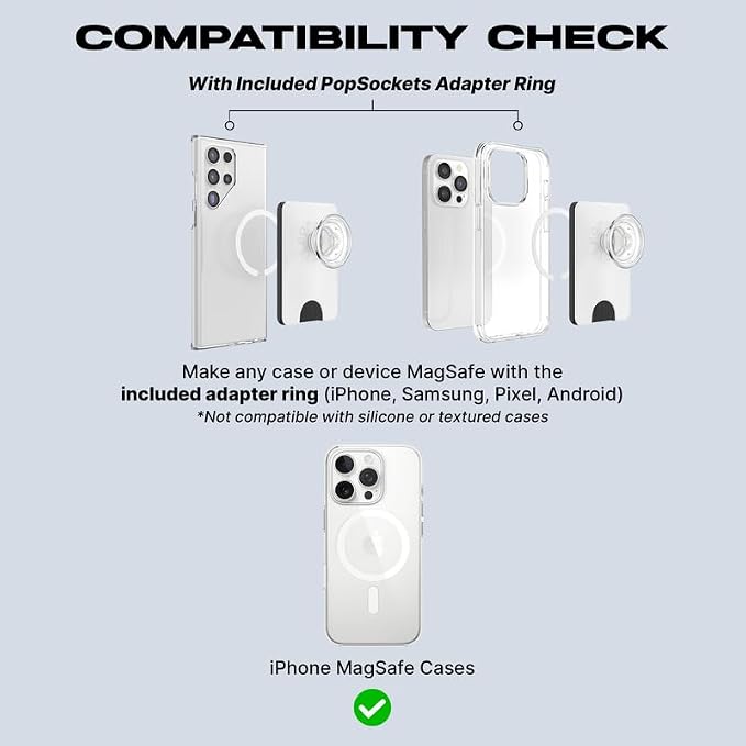 PopSockets Phone Wallet with Expanding Grip and Adapter Ring - Image 5