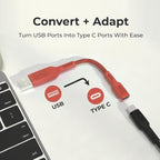 BLACK+DECKER USB C to USB Adapter, Type C Female to USBA Male OTG Cable USBA to - Image 3