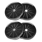 4PCS Cable Grommets, 2-15/16" Desk Hole Cover Petal Shaped Buckle Type Nylon by EASYEAH