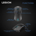Lenovo Legion M600 RGB Wireless Gaming Mouse – 16, 000 DPI, 9 Programmable - Image 14