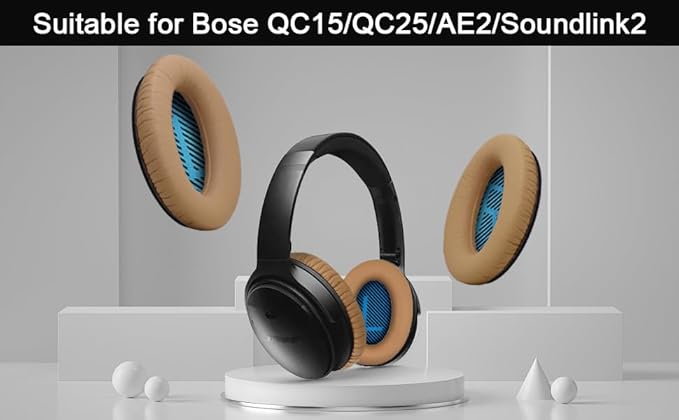 Replacement Ear Pads for Bose QuietComfort 15, Headphone Ear Covers, High - Image 7