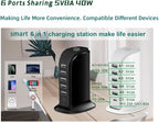 USB Charging Station for Multiple Devices, 40W Multiport Charger Tower - Image 5