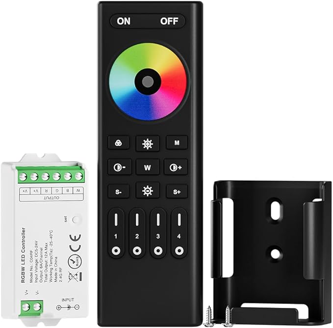 BTF-LIGHTING 5050SMD FCOB COB RGBW RF Remote RC03RFB & C04RF Tuya Controller by BTF-LIGHTING