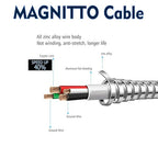 Metal Braided Wire USB C to USB C Cable 6ft, 60W 3A, Stainless Steel, Strong - Image 7