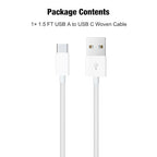 1.5FT Short IPhone 17/16E/16/15 Woven Cable, USB A to USB C CarPlay Charger - Image 7