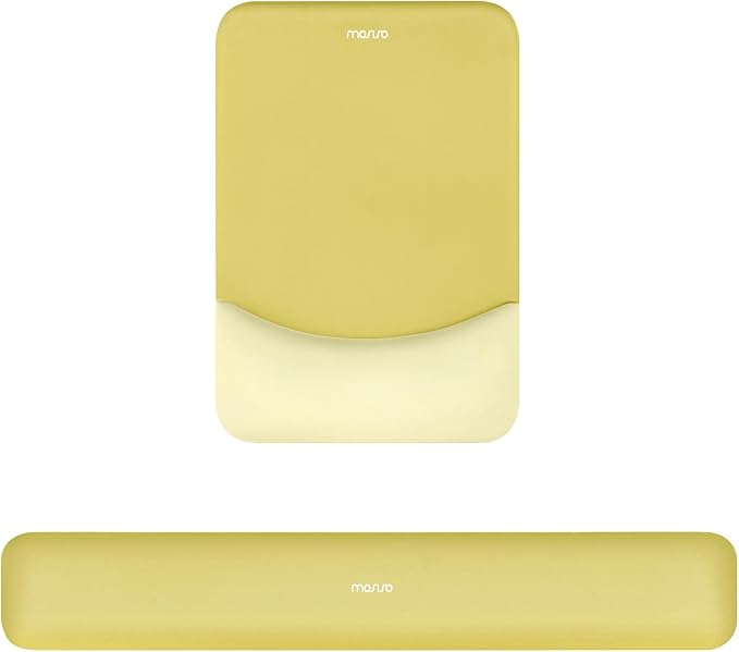 MOSISO Wrist Rest Support for Mouse Pad&Keyboard Set, Rectangular Ergonomic by MOSISO