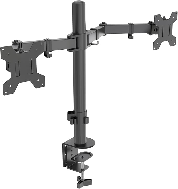 H&C Dual Monitor Mount, Monitor Arm by HChookclasp