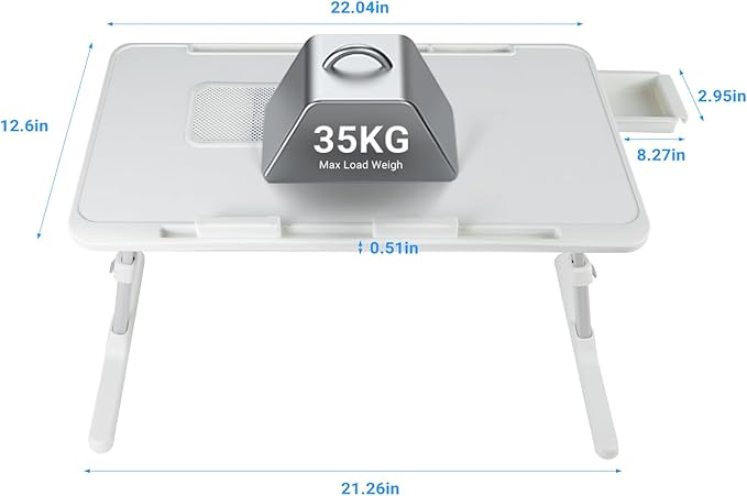 Laptop Lap Desk with Cooling Fan - Image 5