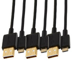 Amazon Basics 3-Pack USB-A to Micro USB Charging Cable, 480Mbps Transfer Speed by AmazonBasics