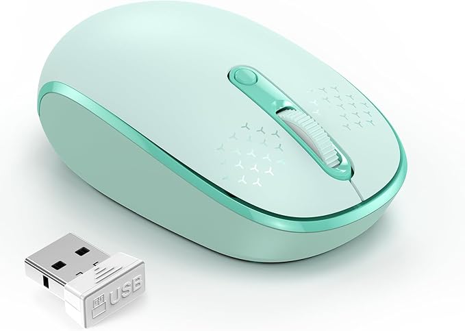 TECKNET Wireless Mouse for Laptop, 2.4G Quiet Computer Mouse by Tecknet