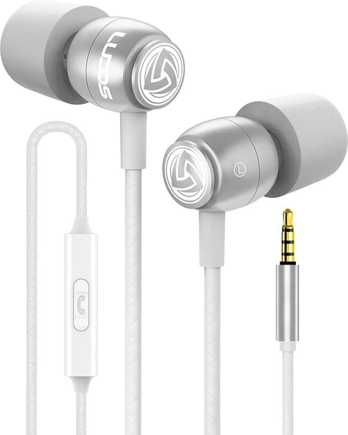 LUDOS Clamor Wired Earbuds in-Ear Headphones, 5 Years Warranty, Earphones by Ludos
