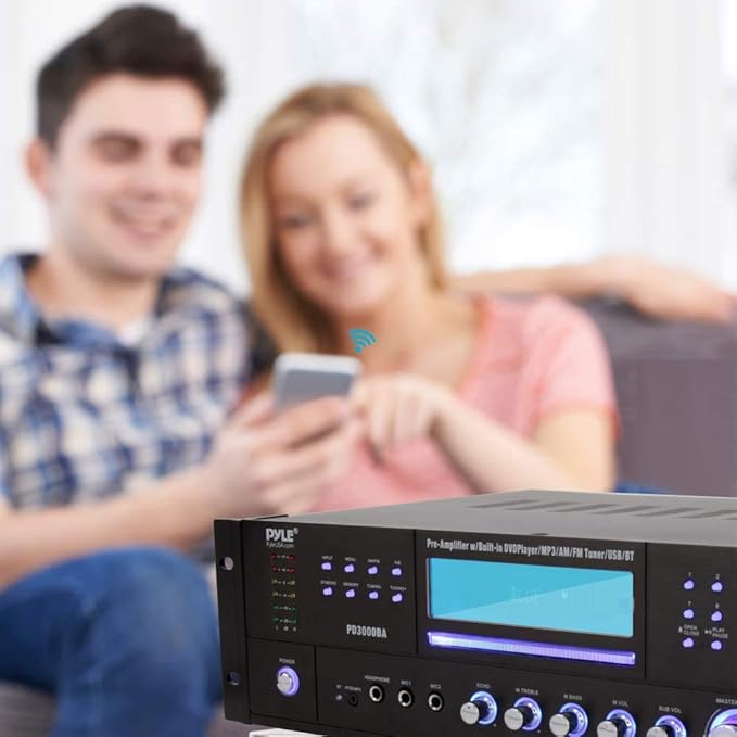 Pyle 4 Channel Bluetooth Home Amplifier - Image 2