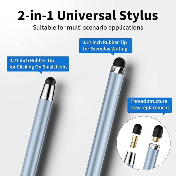 40PCS Replacement Rubber Tibs for Stylus Pen, High Sensitivity and Precisio - Image 4