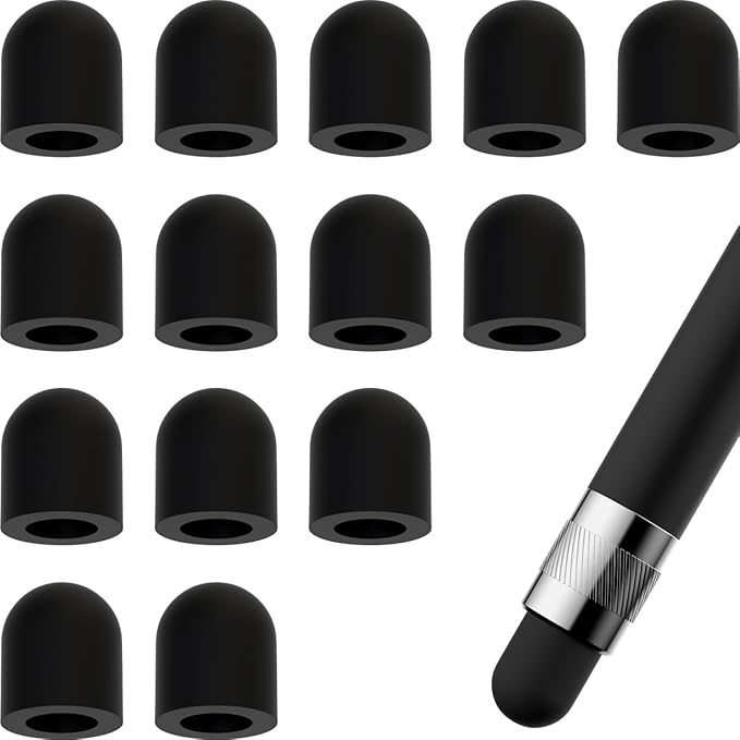 Stylus Pen Tips Rubber: Soft, No Scratches, Universal Stylus Ends by Hemobllo