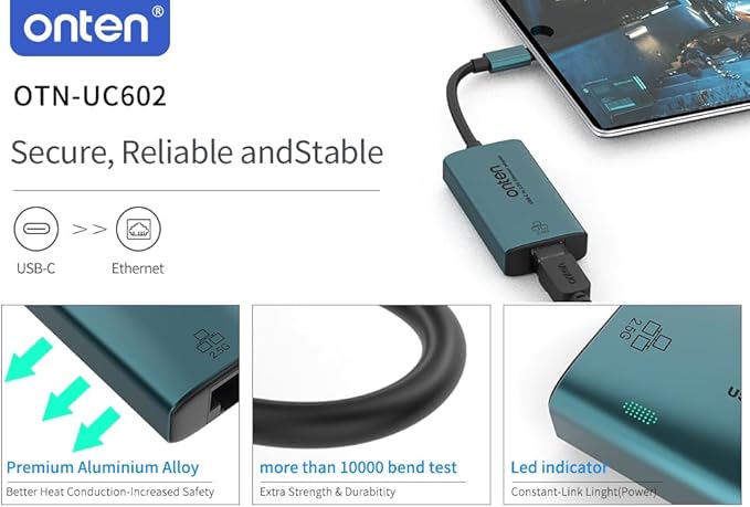 USB-C to Ethernet Adapter - Image 2