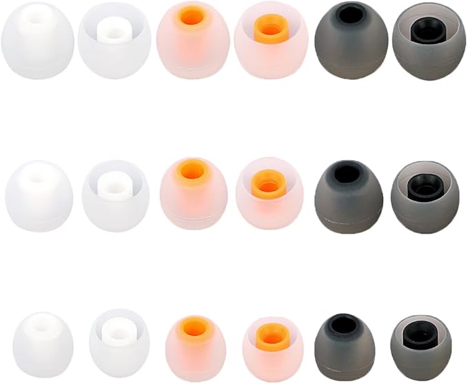 Earbud Tips Ear Bud Tips Soft Anti Slip Washable and Reusable Silicone - Image 7