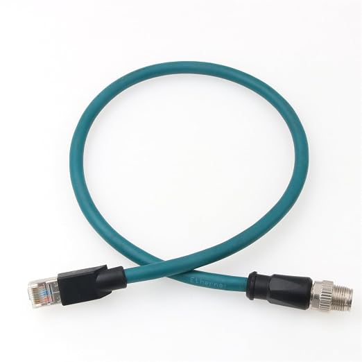 M12 Ethernet 8 Pin X Coded RJ45 CAT7e GigE Cable - Image 3