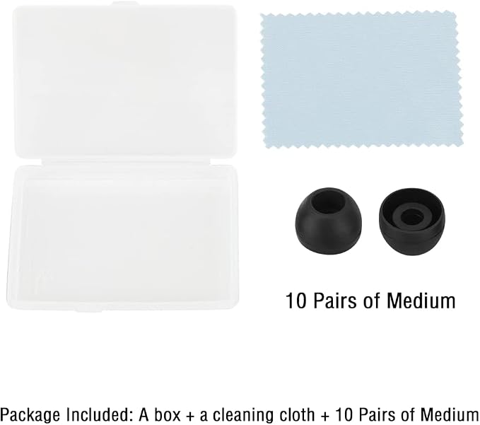 Silicone Medium Replacement Ear Tips - Image 2