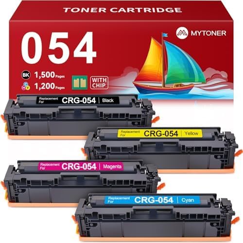 MYTONER 054 Toner Cartridge Set Replacement by MYTONER