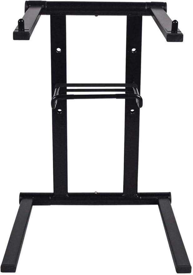 Rockville RLS2400 Lightweight Folding DJ Laptop Stand, Adjustable Height - Image 2