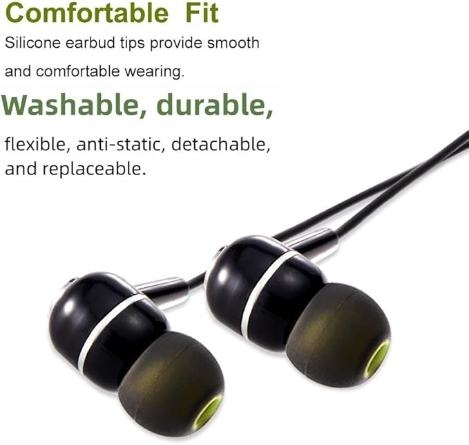 Earbud Tips Soft Silicone Earbuds Replacement Tips Fit - Image 5