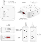 10 Ft Surge Protector Power Strip - Image 7