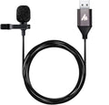 MAONO USB Lavalier Microphone, 192KHZ/24BIT Plug & Play Omnidirectional Lapel by MAONO