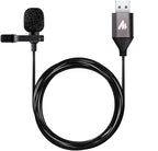 MAONO USB Lavalier Microphone, 192KHZ/24BIT Plug & Play Omnidirectional Lapel by MAONO