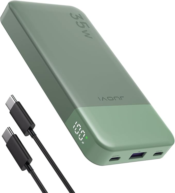 Power Bank Fast Charging 10000mAh 35W Portable Charger Small Battery Pack by JUOVI