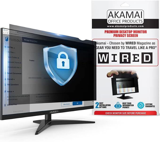 27 inch Computer Privacy Screen by Akamai+Office+Products