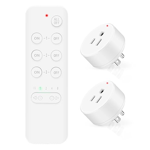 Remote Control Outlets, Nineleaf Remote Control Outlet Plug by NineLeaf