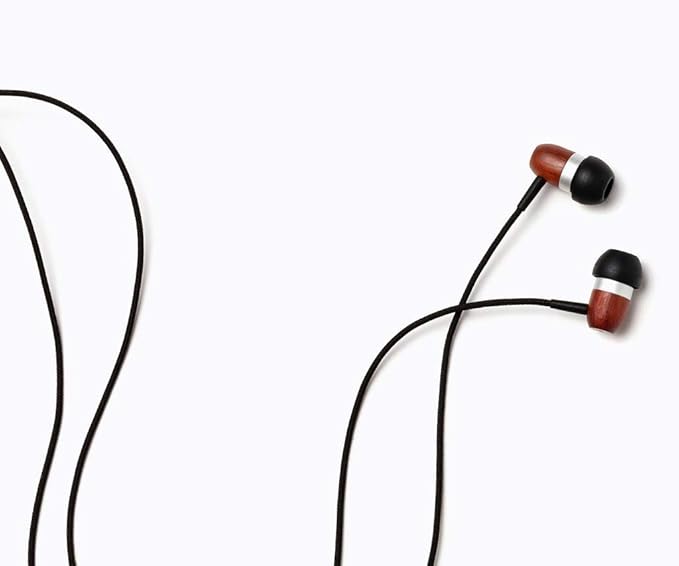Symphonized Premium Wooden Earphones Wired Deep Bass Sound, 3D Sound, - Image 4